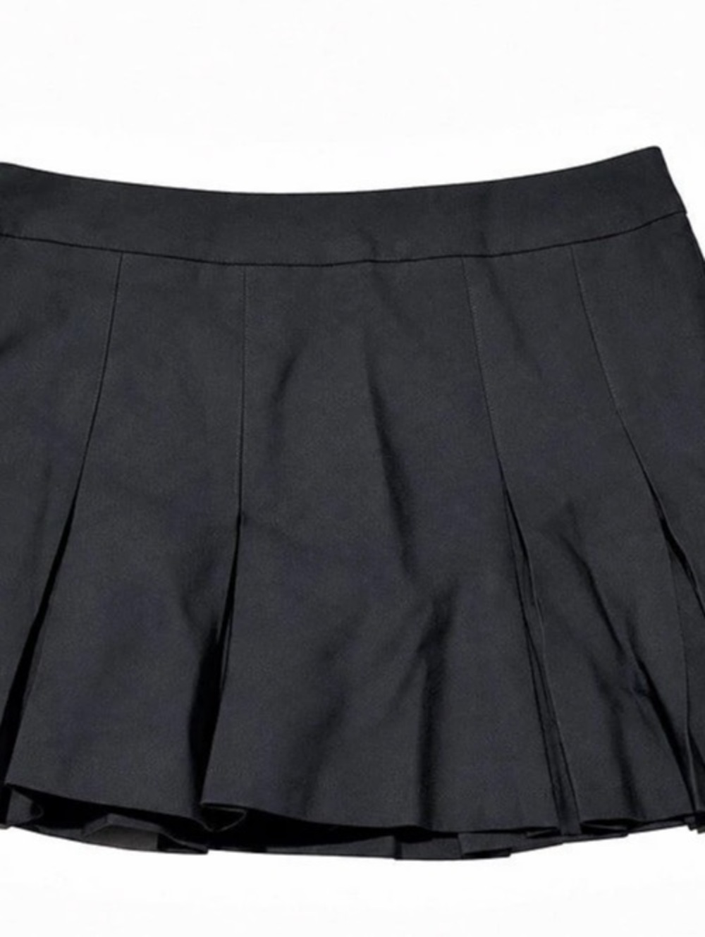 Pleated Skater Skirt in Black Size Medium Like New